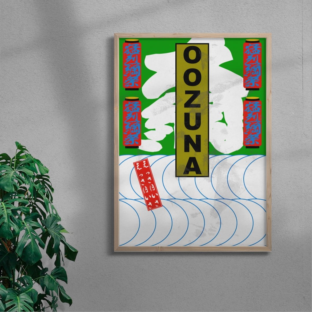 OOZUNA contemporary wall art print by Ren Morita - sold by DROOL