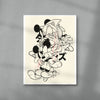 SEGA SAGA contemporary wall art print by DINES© - sold by DROOL