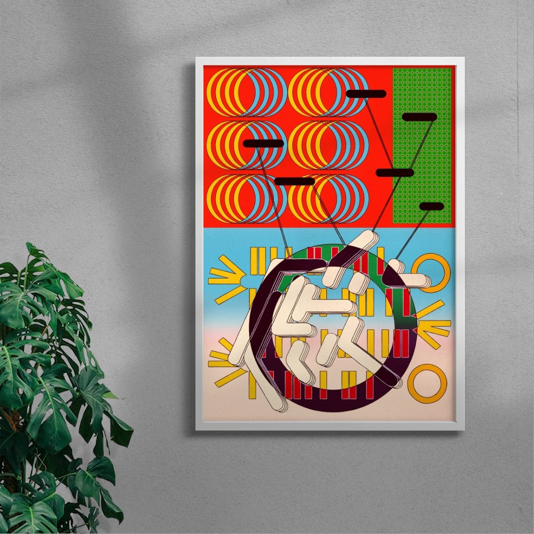 Space Track contemporary wall art print by Tristan Huschke - sold by DROOL