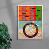 Space Track contemporary wall art print by Tristan Huschke - sold by DROOL