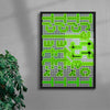 Poster 19 contemporary wall art print by Gang Buron-Yi - sold by DROOL