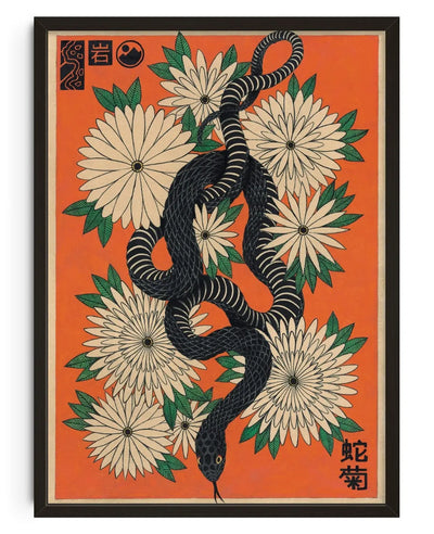 The Serpent and the Nine Chrysanthemum