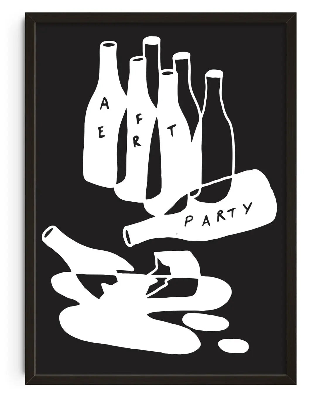 THE AFTER PARTY contemporary wall art print by Max Blackmore - sold by DROOL