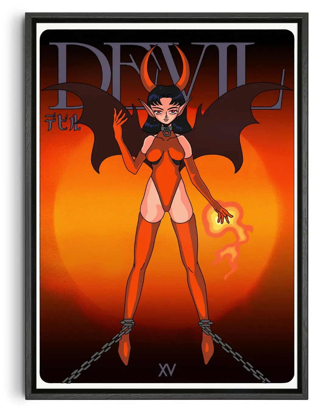 DEVIL contemporary canvas print by Apollo Thomas - sold by DROOL