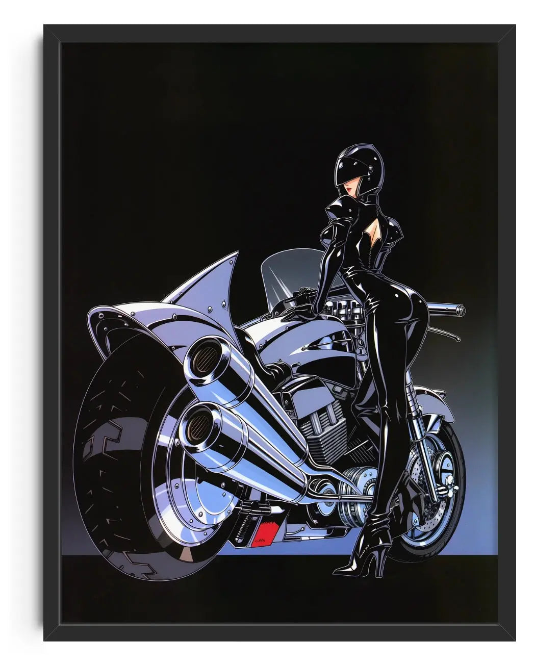 C H R O M E contemporary art print by MelancholyMachinations - sold by DROOL