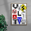 Visuality Daily contemporary wall art print by cloud.cb - sold by DROOL