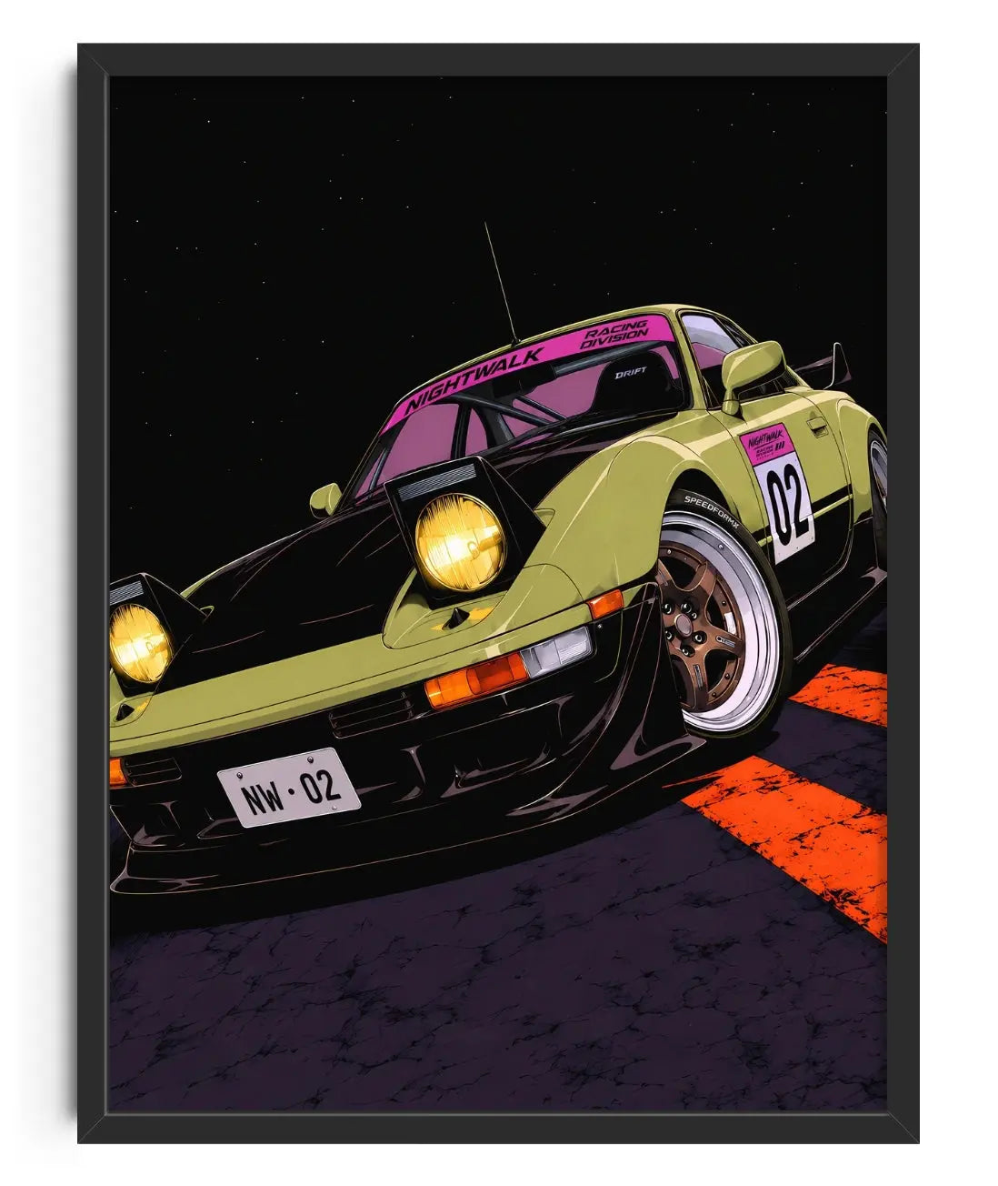 Drift Division 01 contemporary art print by MelancholyMachinations - sold by DROOL