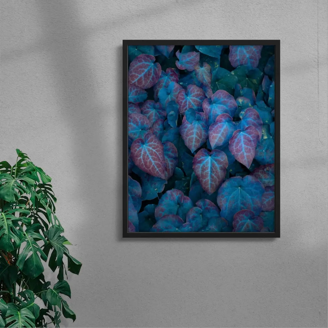 Barrenwort contemporary wall art print by Delaney Allen - sold by DROOL