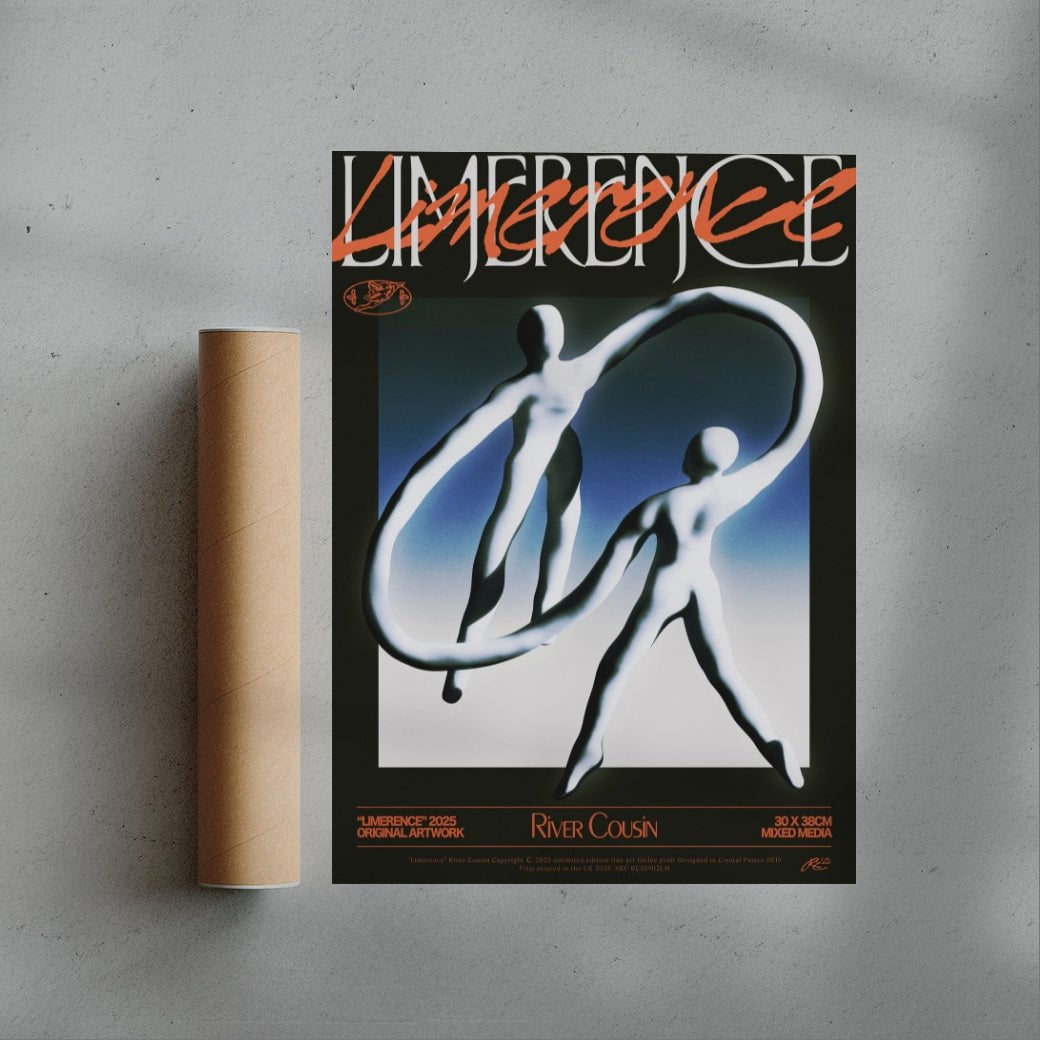 Limerence 1 contemporary wall art print by River Cousin - sold by DROOL