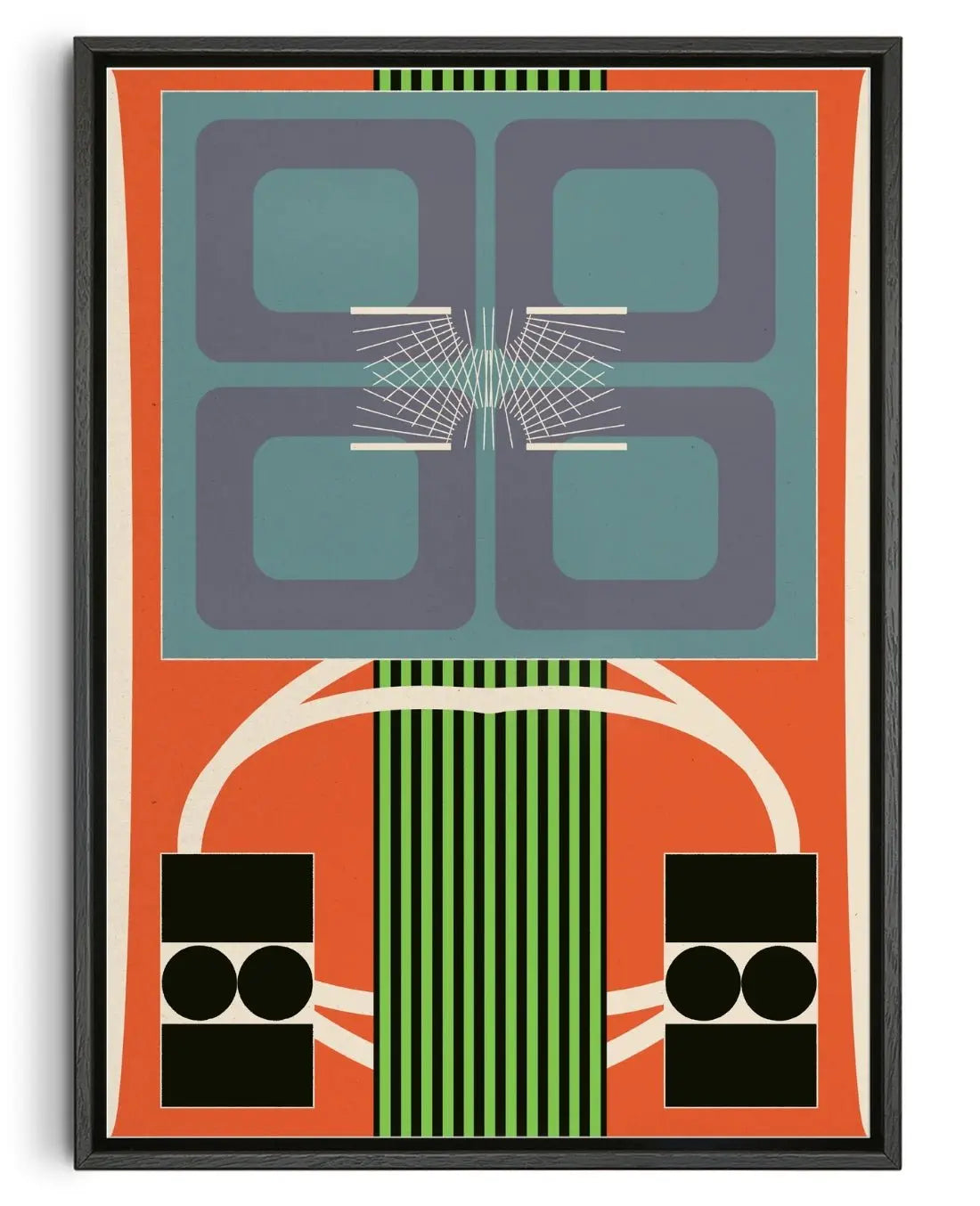 Coexistence contemporary wall art print by Tristan Huschke - sold by DROOL