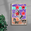 Scenes From contemporary wall art print by Caitlin Flood-Molyneux - sold by DROOL