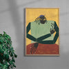 Wait a Minute contemporary wall art print by Studio IMO - sold by DROOL