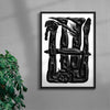 The Faune and the Cloud contemporary wall art print by Célestin Krier - sold by DROOL