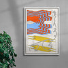 Meaning contemporary wall art print by Tristan Huschke - sold by DROOL