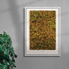 Plantago contemporary wall art print by Rikki Hewitt - sold by DROOL