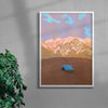 Annecy contemporary wall art print by Lily Kong - sold by DROOL
