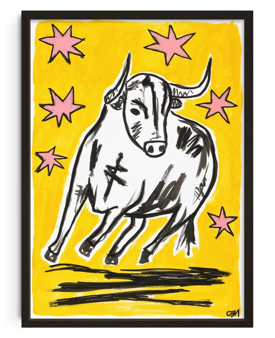 Flee contemporary wall art print by Caitlin Flood-Molyneux - sold by DROOL