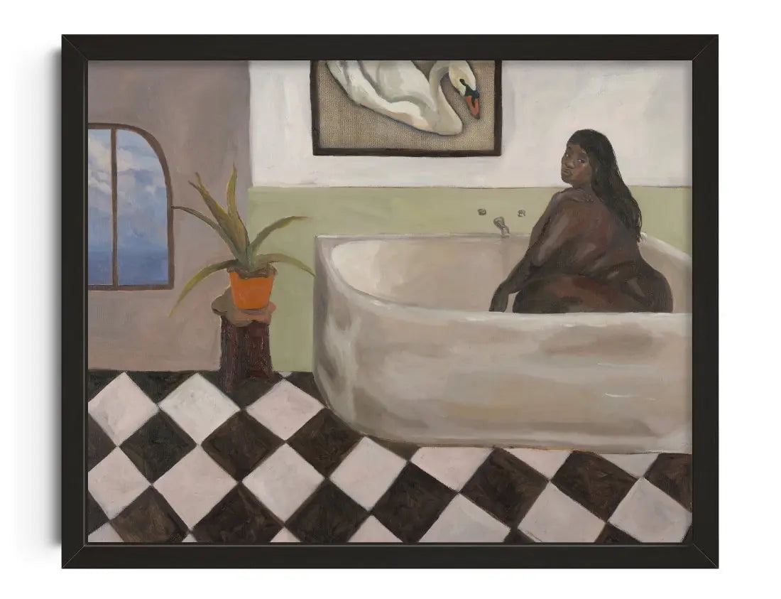 At dusk contemporary wall art print by Sophie Goudman-Peachey - sold by DROOL