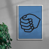 Handy contemporary wall art print by Adam Foster - sold by DROOL