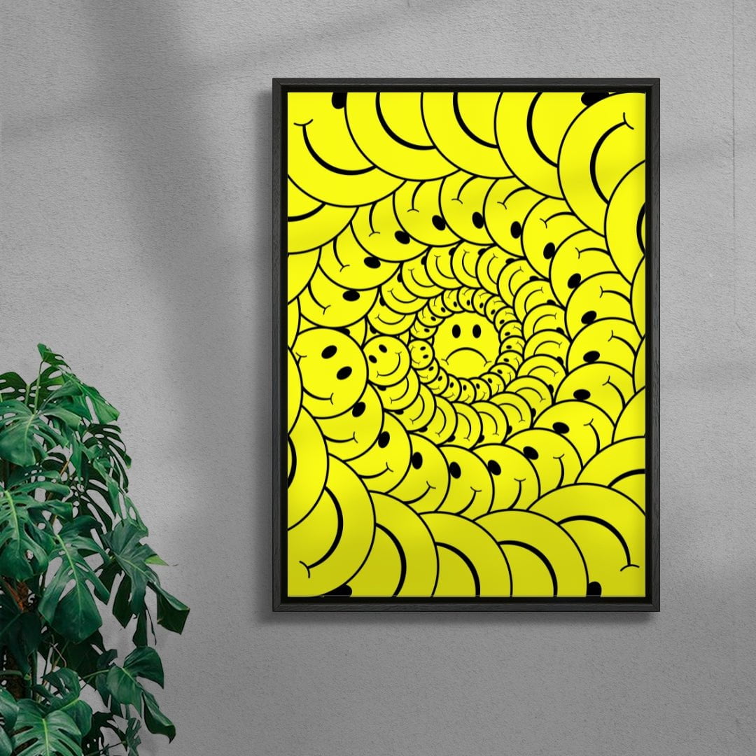 Moods contemporary canvas art print by Ignorance1 - sold by DROOL