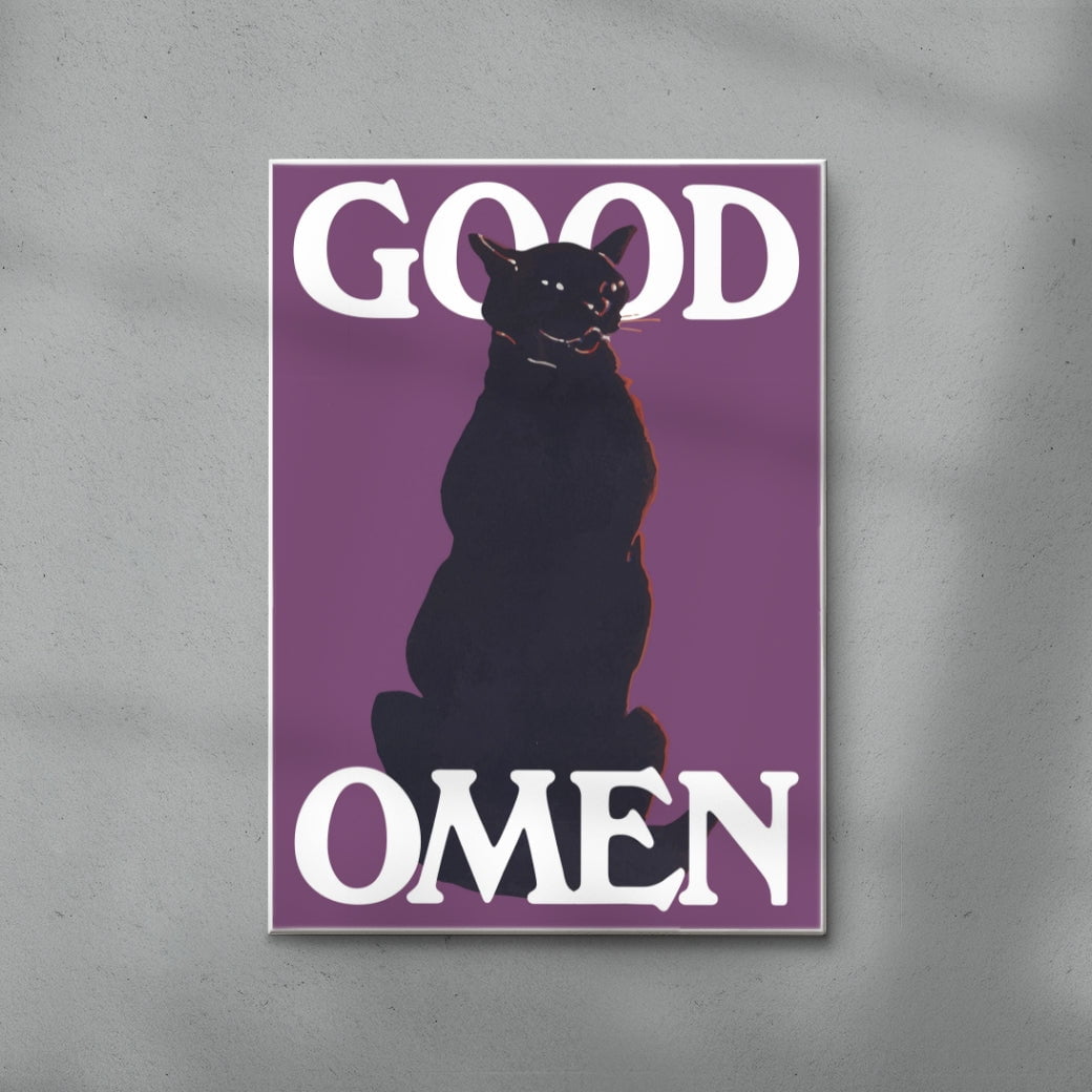 Good Omen contemporary wall art print by Utsav Verma - sold by DROOL
