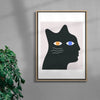 Catman contemporary wall art print by David Vanadia - sold by DROOL