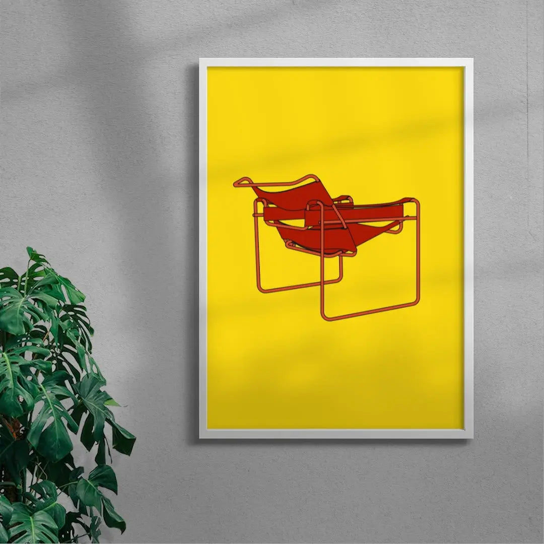 CHAIR contemporary wall art print by Thomas Hedger - sold by DROOL