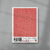 Cherry Tree Fields contemporary wall art print by George Kempster - sold by DROOL