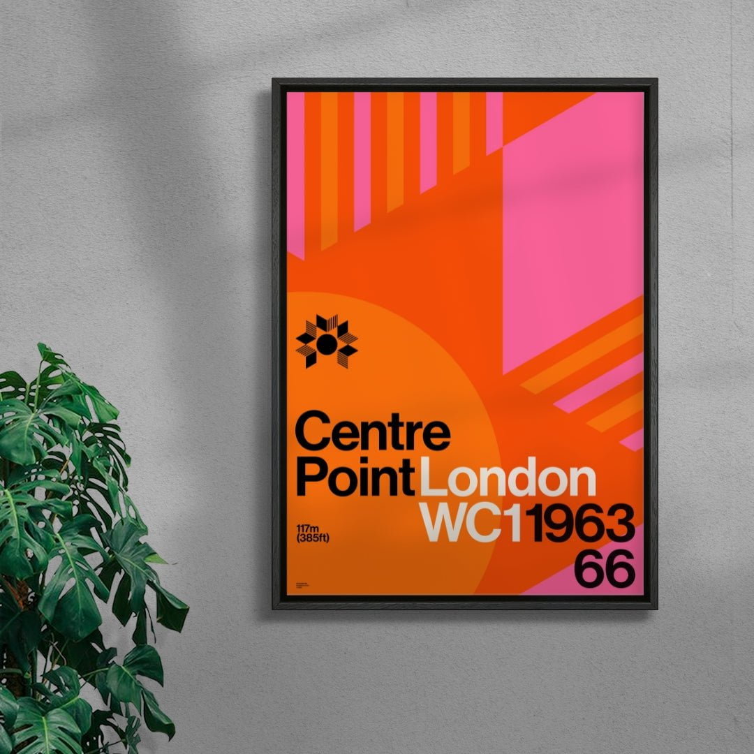 Centre Point contemporary wall art print by Duane Dalton - sold by DROOL