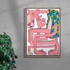 Feelin Fine contemporary wall art print by Mellor - sold by DROOL