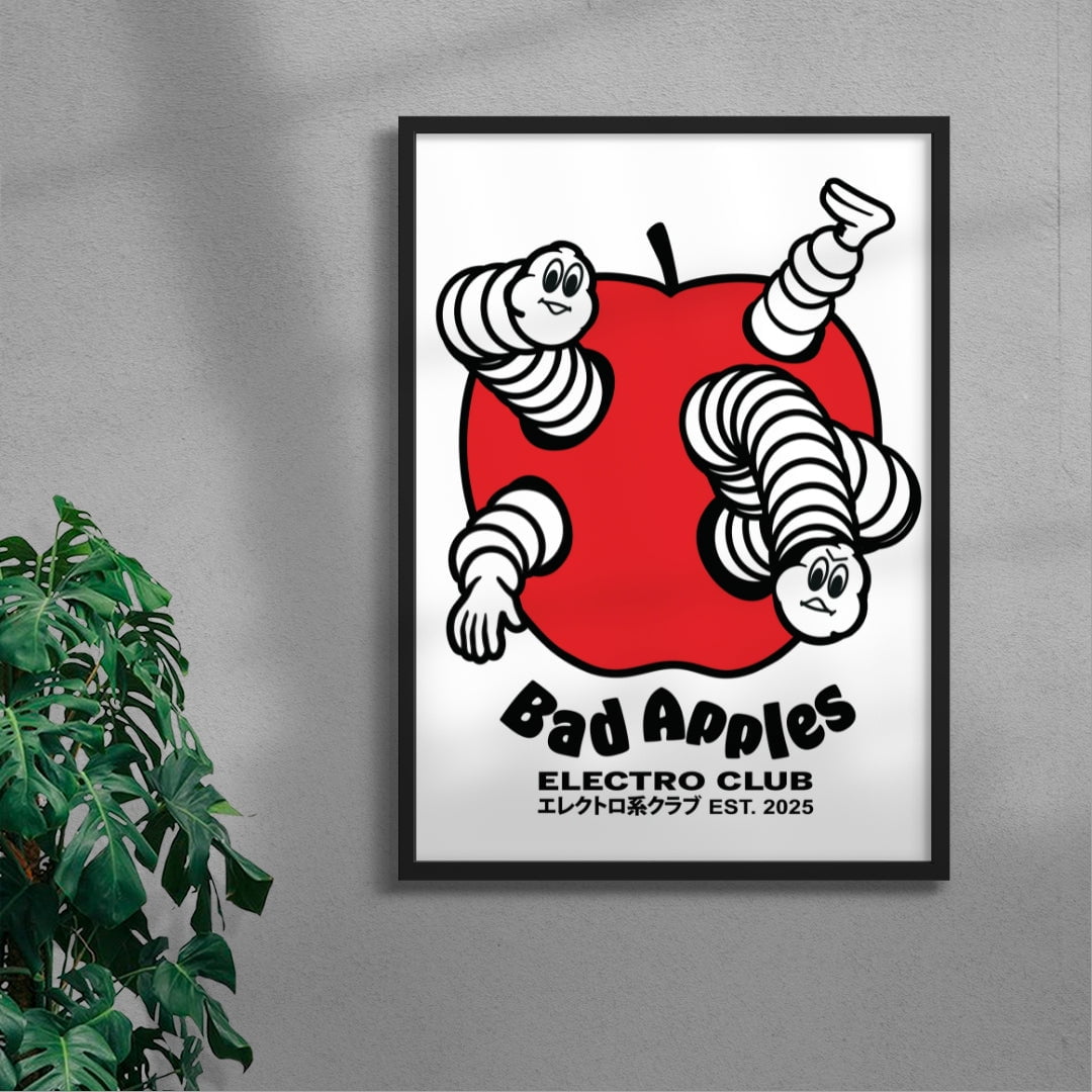 Bad Apples contemporary wall art print by Ignorance1 - sold by DROOL