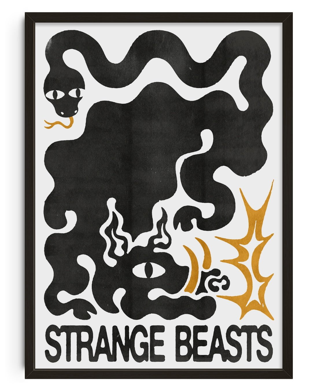 Strange Beasts contemporary wall art print by Alexander Khabbazi - sold by DROOL