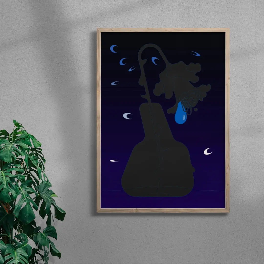 WEEPING contemporary wall art print by Thomas Hedger - sold by DROOL