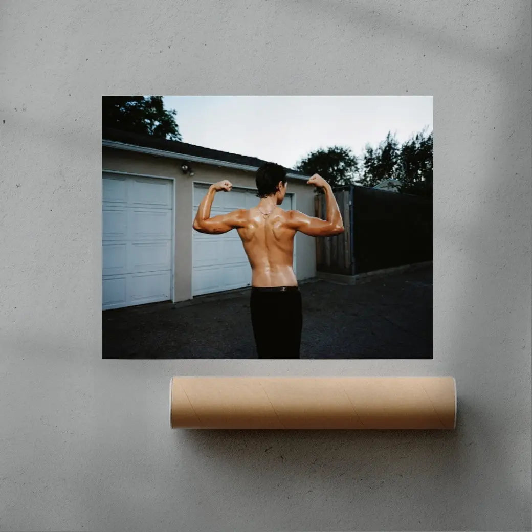 Backyard Flex contemporary wall art print by Lauren Withrow - sold by DROOL