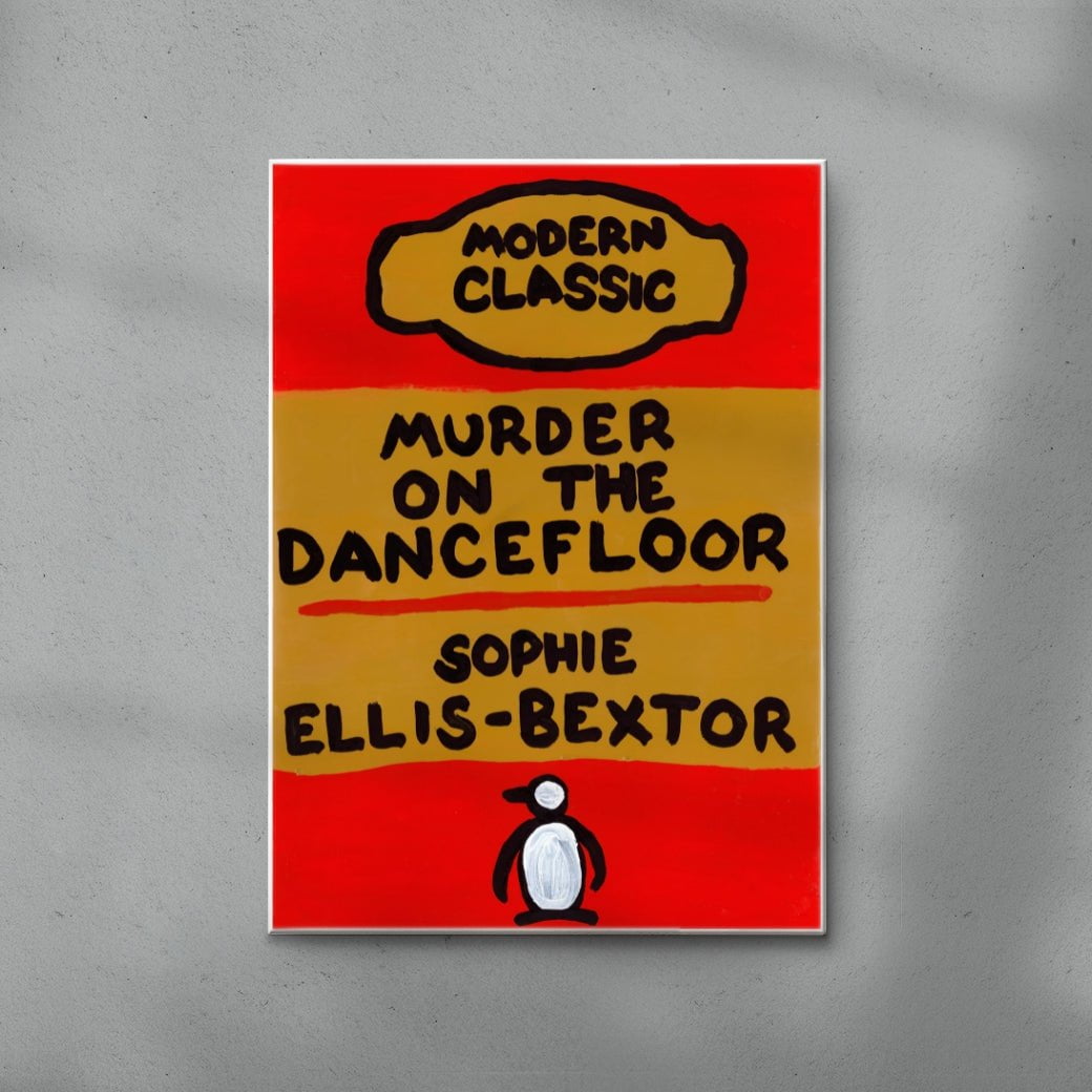 Murder On The Dancefloor contemporary wall art print by Times New Roadman - sold by DROOL