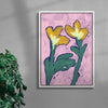 Bloomin Lovely contemporary wall art print by Laurie Campbell - sold by DROOL