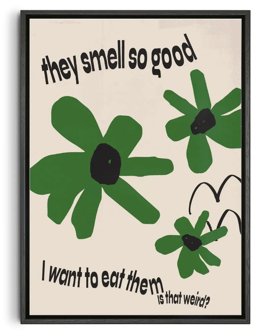 They smell so good contemporary wall art print by Lou Wang - sold by DROOL