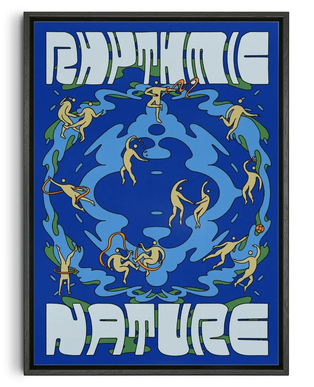 Rhythmic Nature contemporary wall art print by Erica Lee - sold by DROOL