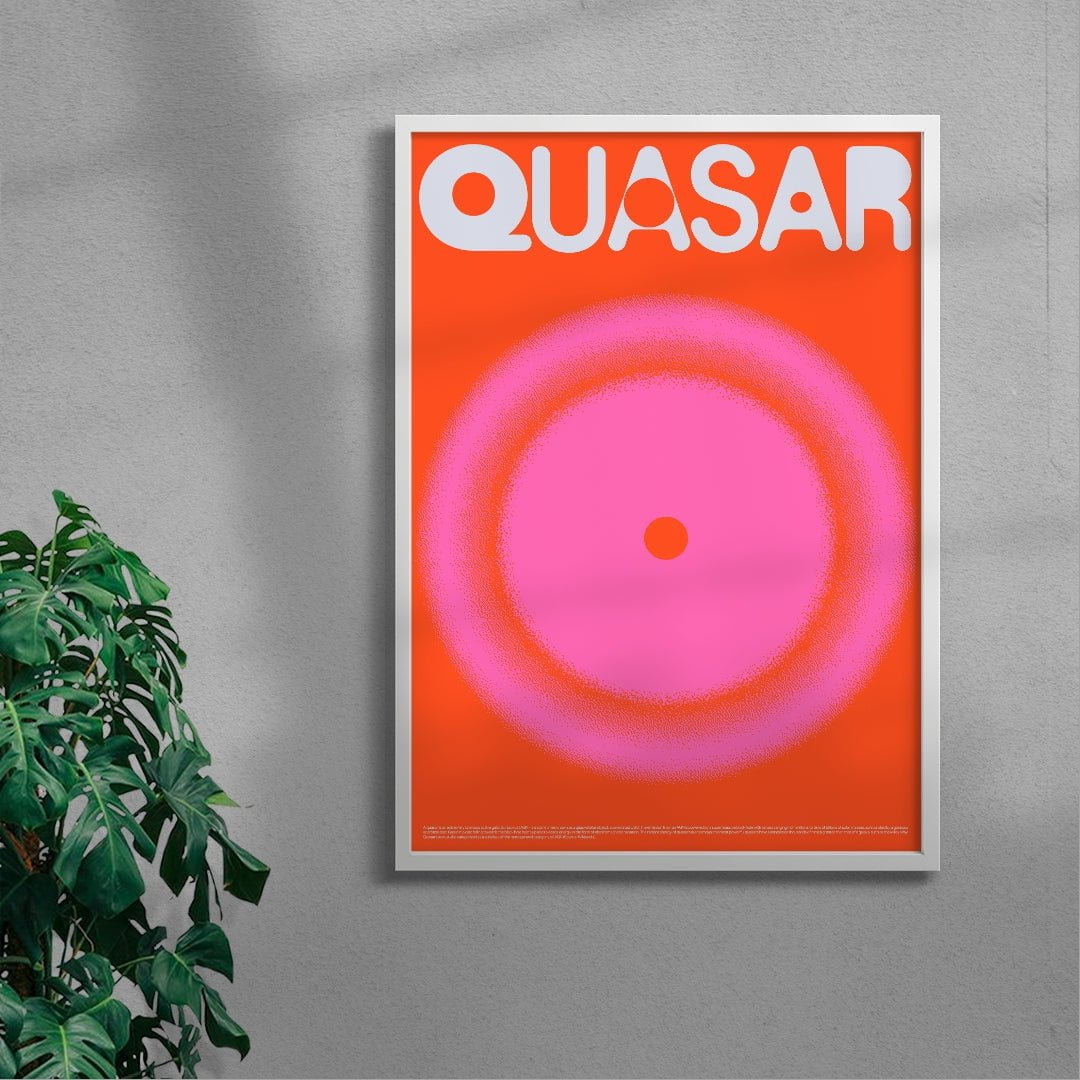 Quasar contemporary wall art print by John Schulisch - sold by DROOL