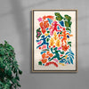 Meeting in the Kaleidoscopic Forest contemporary wall art print by Nick Liefhebber - sold by DROOL
