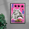 The Ringmaster contemporary wall art print by Caitlin Flood-Molyneux - sold by DROOL