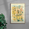 Chasing Fields - UNFRAMED contemporary wall art print by DROOL Collective - sold by DROOL