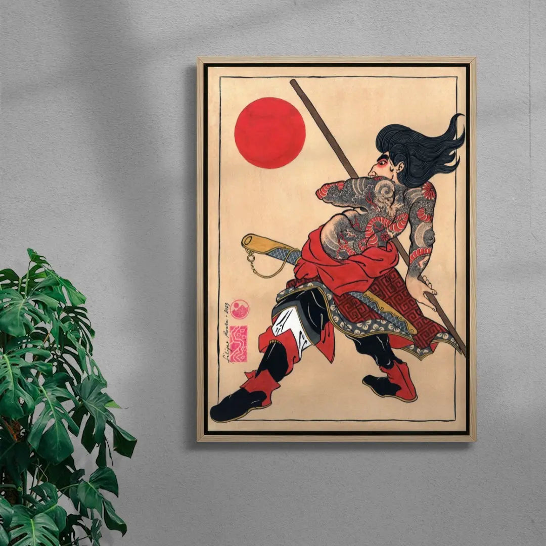 Tattooed Samurai & Dragon