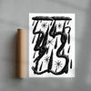 Thunder and Rain contemporary wall art print by Célestin Krier - sold by DROOL