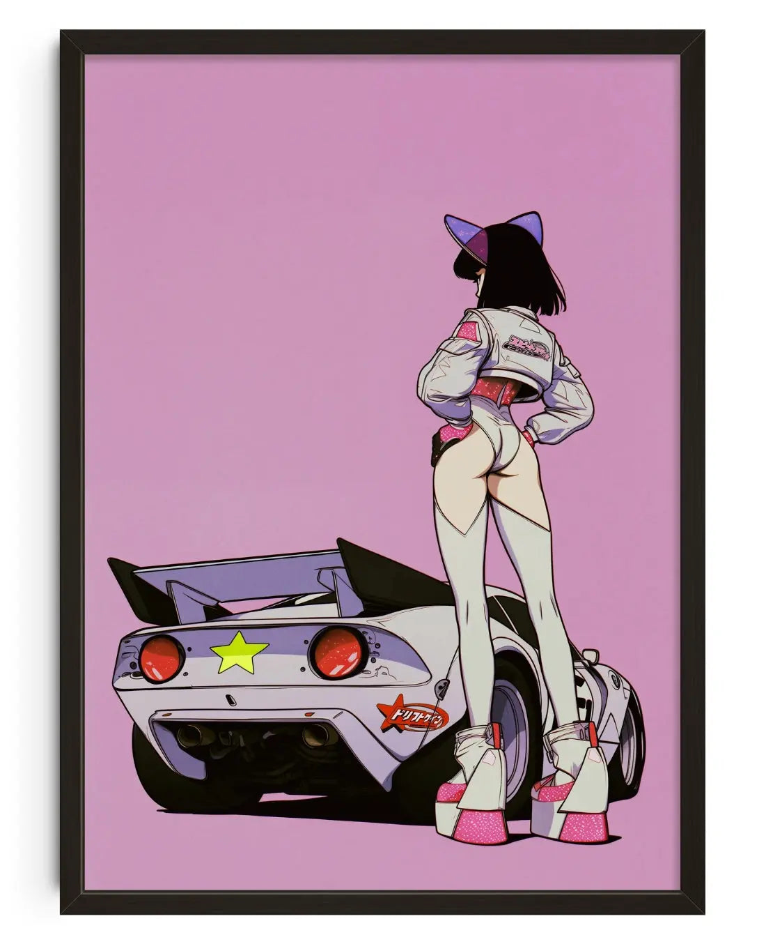 Speed Star contemporary art print by dolorsilentium - sold by DROOL