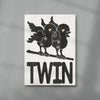 Twins contemporary wall art print by Alexander Khabbazi - sold by DROOL