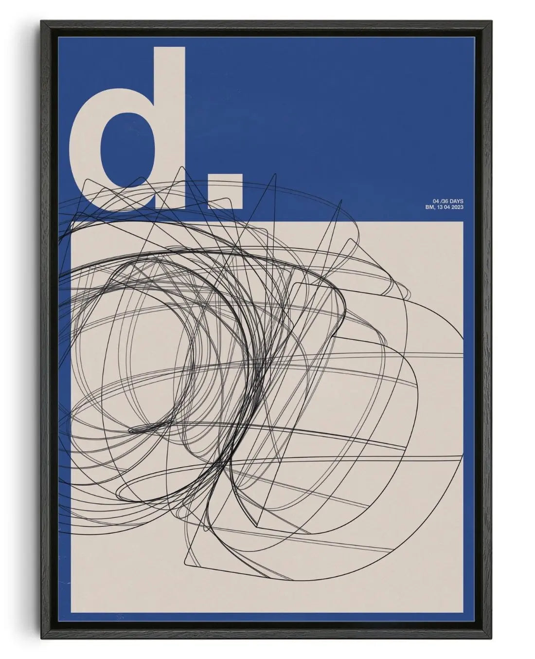d. contemporary wall art print by Brad Mead - sold by DROOL
