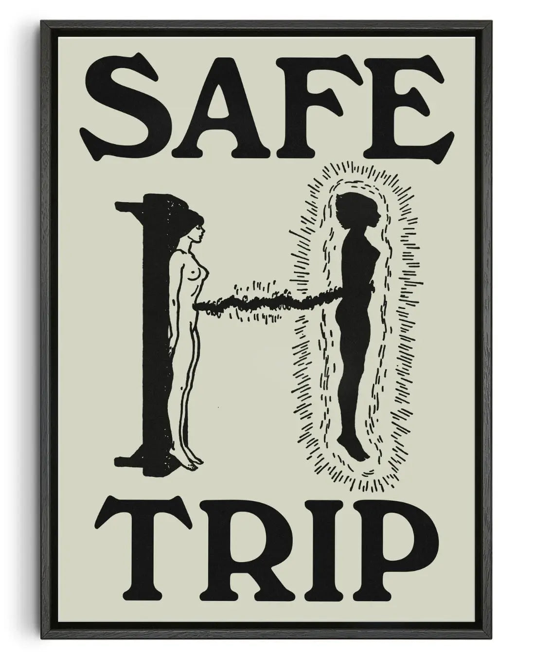 Safe Trip contemporary wall art print by Utsav Verma - sold by DROOL