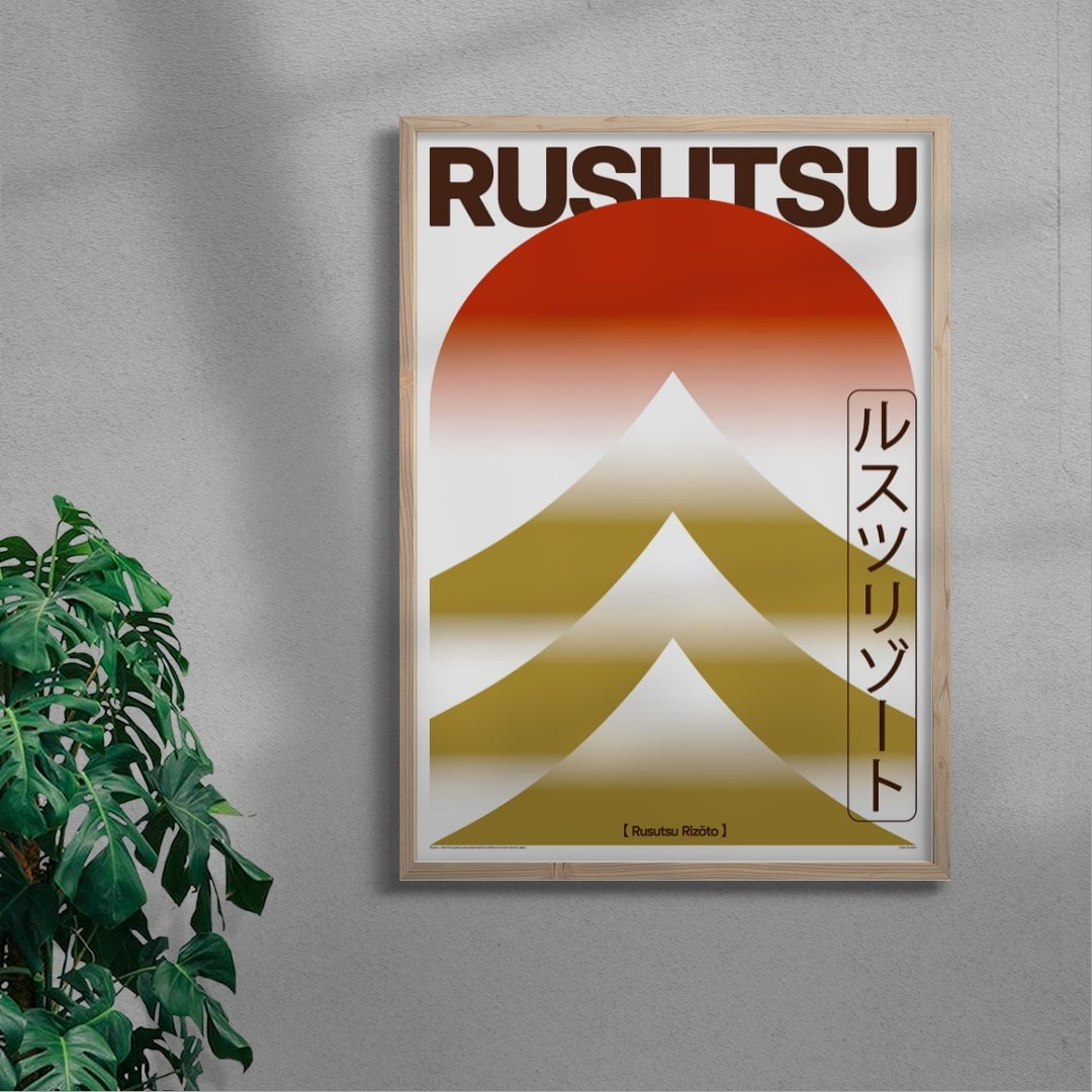 Rusutsu contemporary wall art print by John Schulisch - sold by DROOL