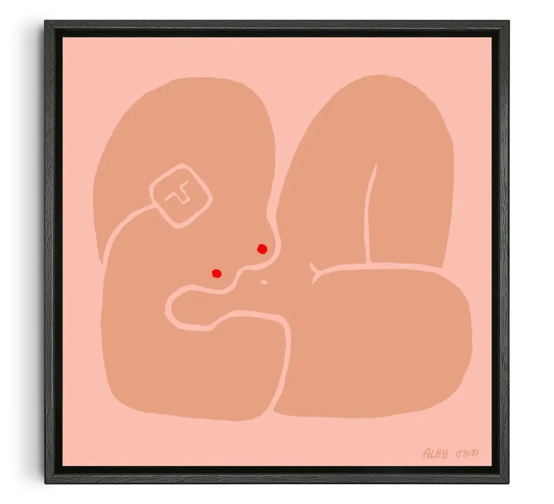 Lounge contemporary canvas print by Aley Wild - sold by DROOL